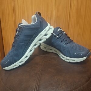 Avia Womens Blue Athletic Shoes